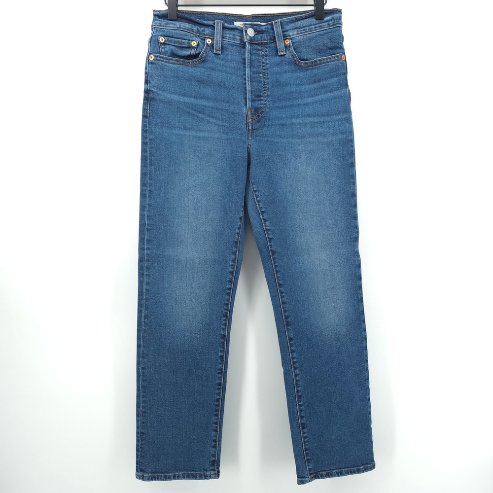 Levi's‎ Womens Jeans Wedgie Straight 29 Blue High Rise Denim